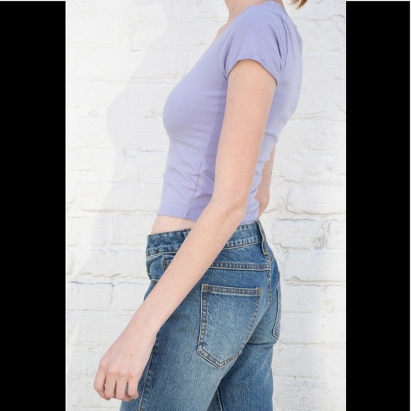 Brandy Melville purple Gina top - Picture 2 of 5